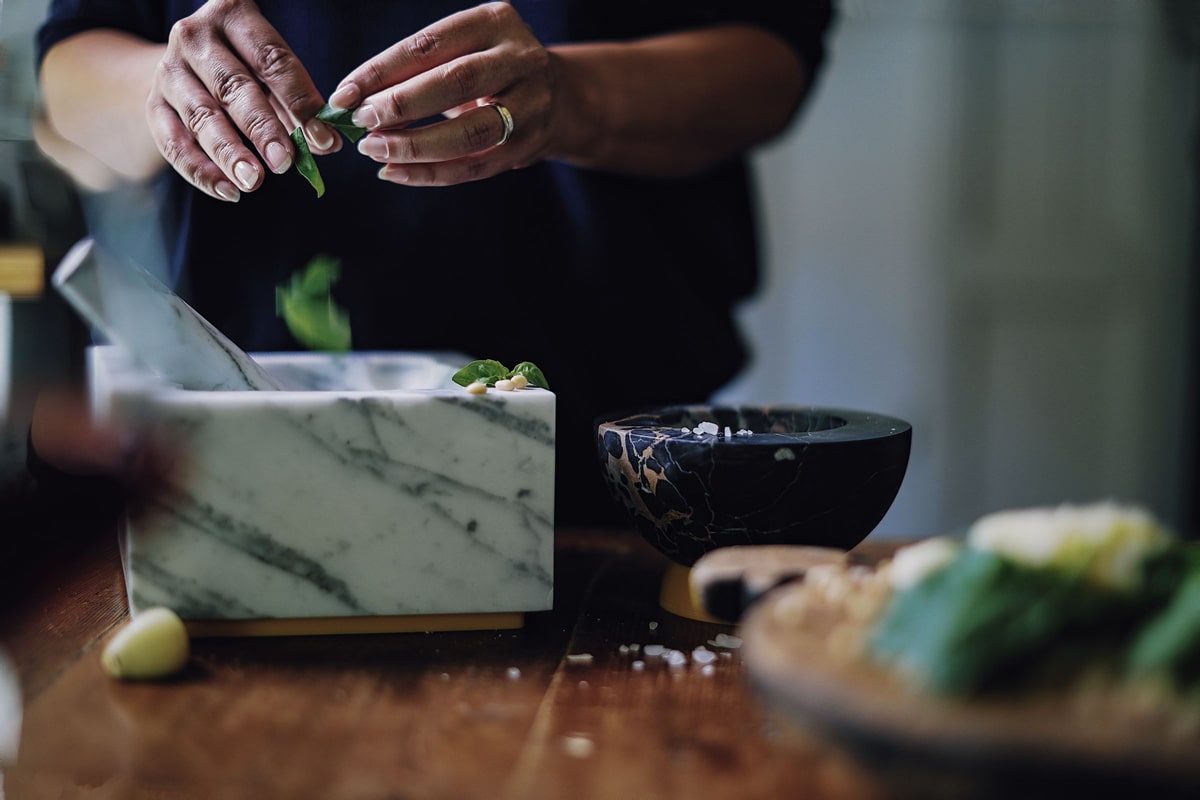 A mortar and pestle is non-negotiable